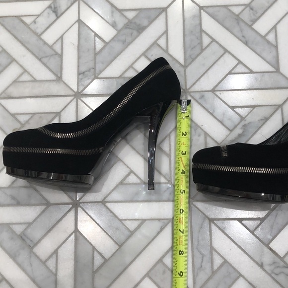 Gucci Zip Detailed Suede Platform Pumps US size 5.5 - Picture 7 of 7